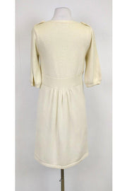 Current Boutique-Tibi - Cream Knit Dress w/ Buttons Sz M