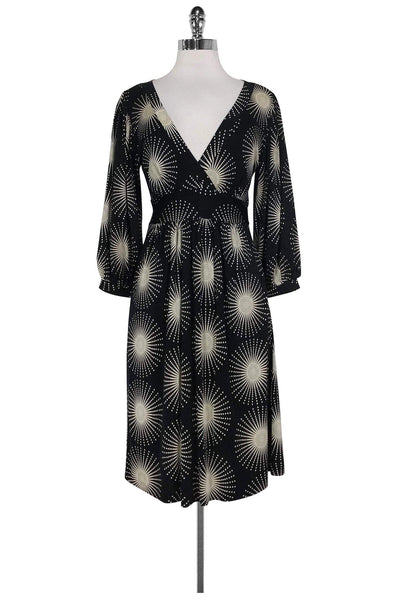 Current Boutique-Tibi - Black & White Medallion Print Dress Sz S