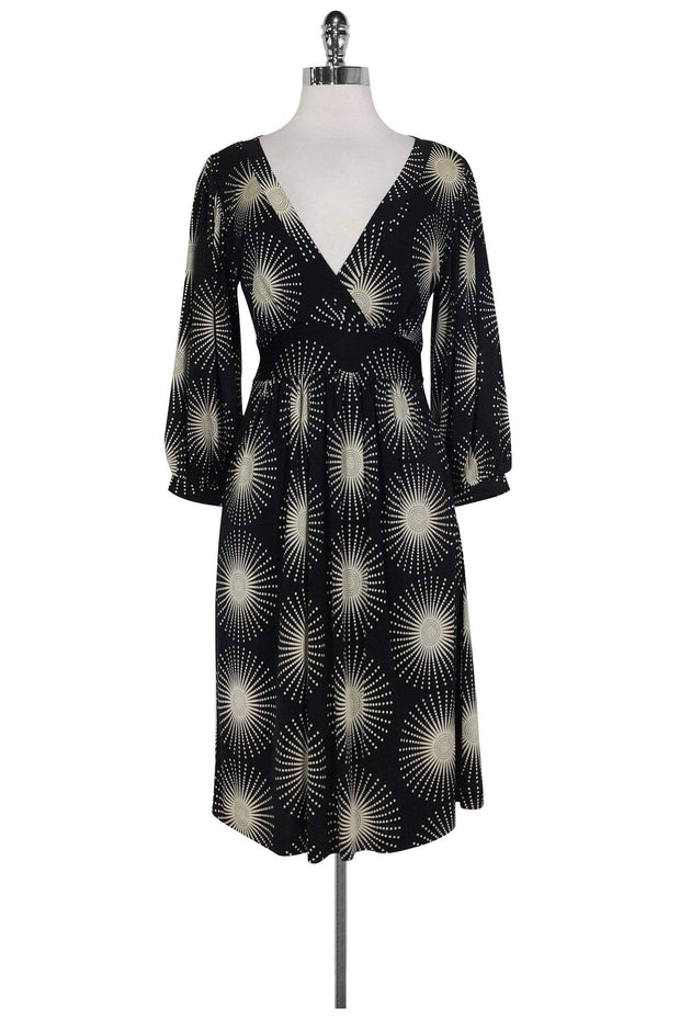 Current Boutique-Tibi - Black & White Medallion Print Dress Sz S