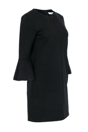Current Boutique-Tibi - Black Zip-Up Front Bell Sleeve Dress Sz 4