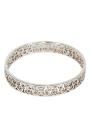Current Boutique-Tiffany & Co Sterling Silver Laser Cut Bangle Bracelet