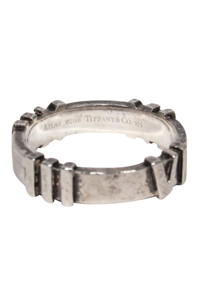 Current Boutique-Tiffany & Co - Sterling Silver Roman Numeral Ring Sz 6.5