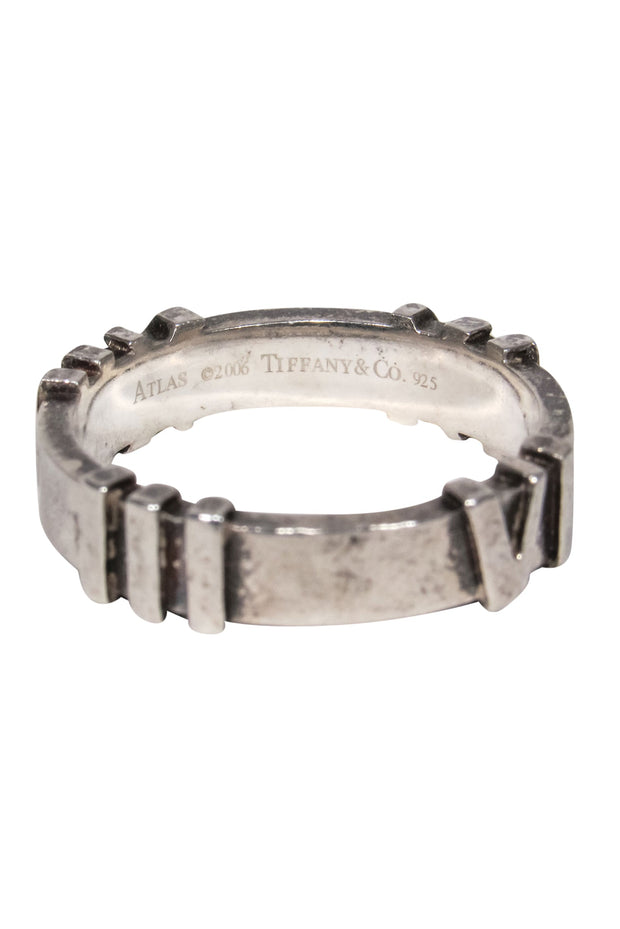 Current Boutique-Tiffany & Co - Sterling Silver Roman Numeral Ring Sz 6.5