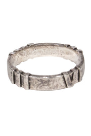 Current Boutique-Tiffany & Co. - Sterling Silver Roman Numerals Ring Sz 6.5