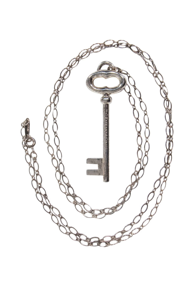 Current Boutique-Tiffany & Co - Sterling Silver Key Necklace