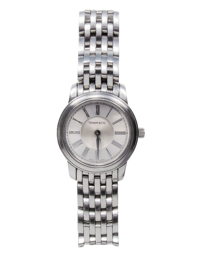 Current Boutique-Tiffany & Co - Silver Stainless Steel Swiss Made Mark Resonator Watch