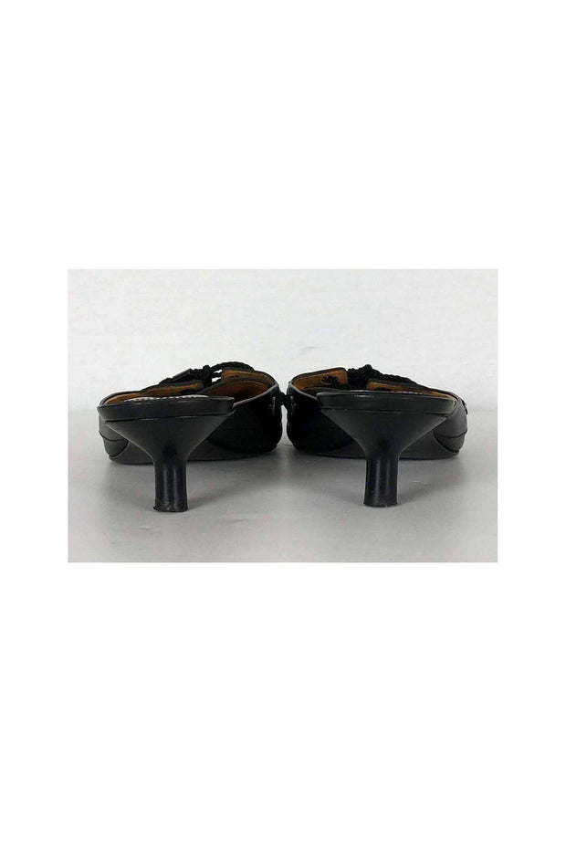Current Boutique-Tod's - Black Pointed Loafer Mules Sz 10