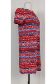 Current Boutique-Tory Burch - Red & Blue Printed Dress Sz XS