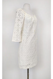 Current Boutique-Trina Turk - White Lace Dress Sz 0