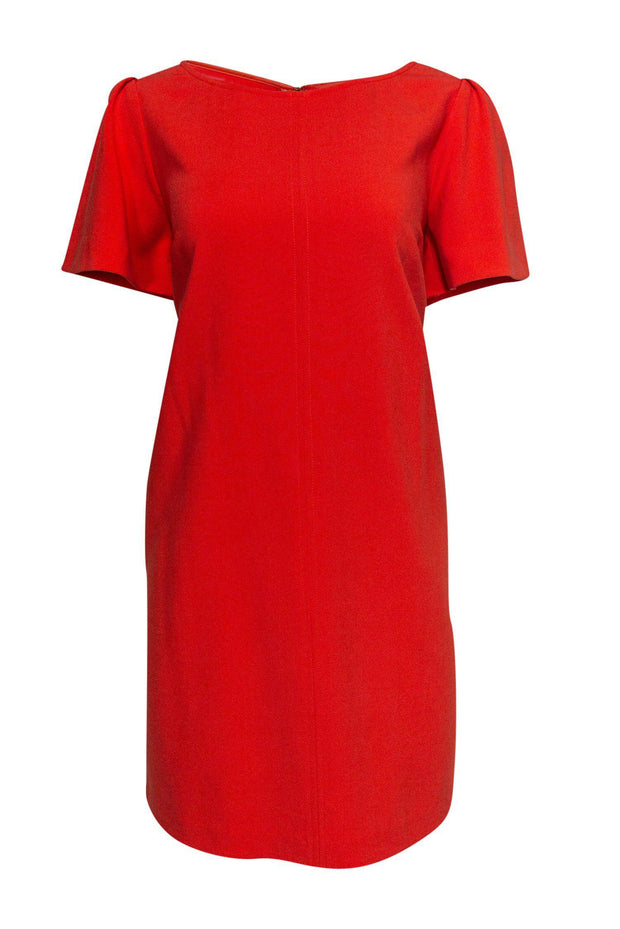 Current Boutique-Trina Turk - Orange Short Sleeve Shift Dress Sz 12
