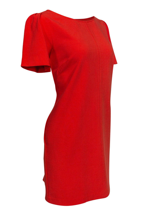 Current Boutique-Trina Turk - Orange Short Sleeve Shift Dress Sz 12