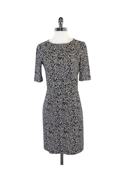 Current Boutique-Trina Turk - Black & White Print Midi Dress Sz 4