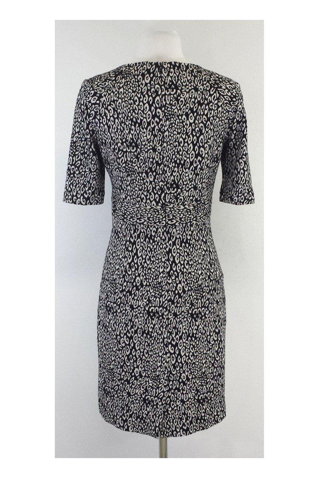 Current Boutique-Trina Turk - Black & White Print Midi Dress Sz 4