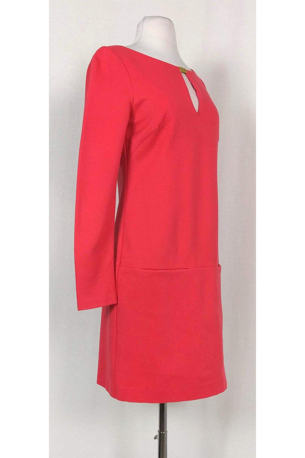 Current Boutique-Trina Turk - Coral Drop Waist Shift Dress Sz 4