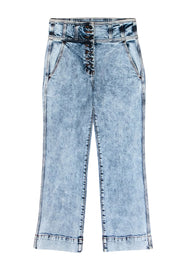 Current Boutique-Ulla Johnson - Light Acid Wash Button Fly High-Waist Straight Leg “Ellis” Jeans Sz 6