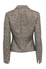 Current Boutique-Valentino - Olive, Beige, & Cream Tweed Blazer Sz 10