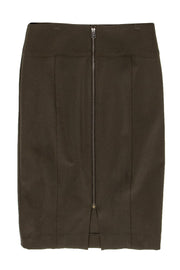 Current Boutique-Veronica Beard - Olive Green Pencil Skirt Sz 8