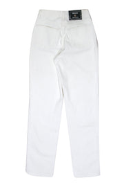 Current Boutique-Versace Jeans Couture - White High Rise Denim Skinny Jeans Sz XS