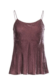 Current Boutique-Vince - Dust Pink Velour Tank Sz XS