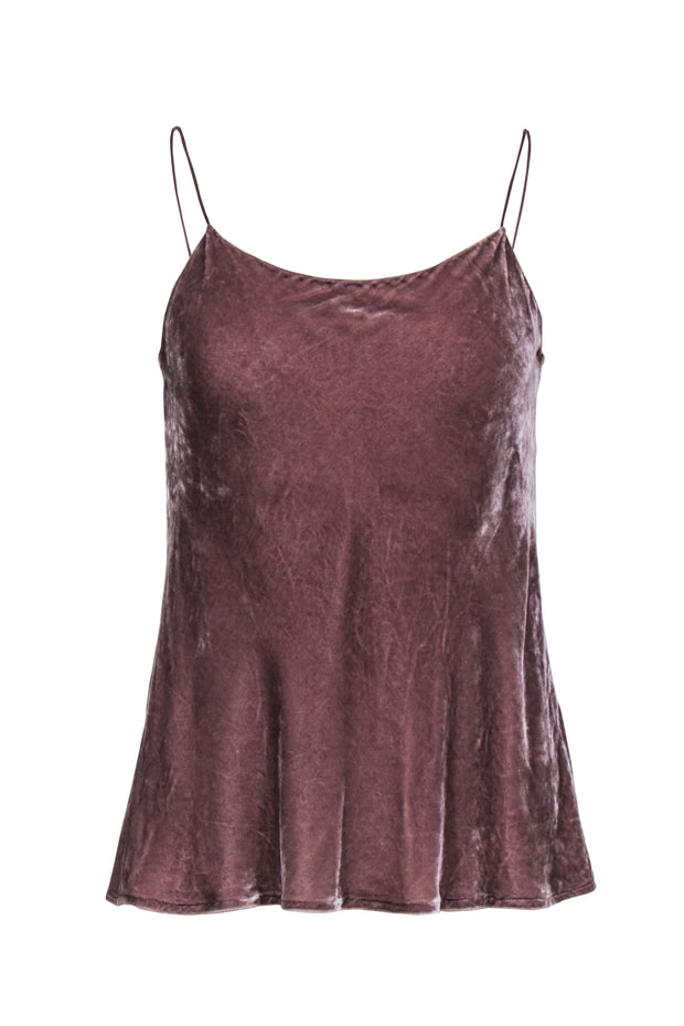 Current Boutique-Vince - Dust Pink Velour Tank Sz XS