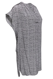 Current Boutique-Vince - Grey Speckled Silk Cap Sleeve Dress Sz XS
