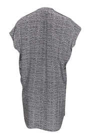 Current Boutique-Vince - Grey Speckled Silk Cap Sleeve Dress Sz XS