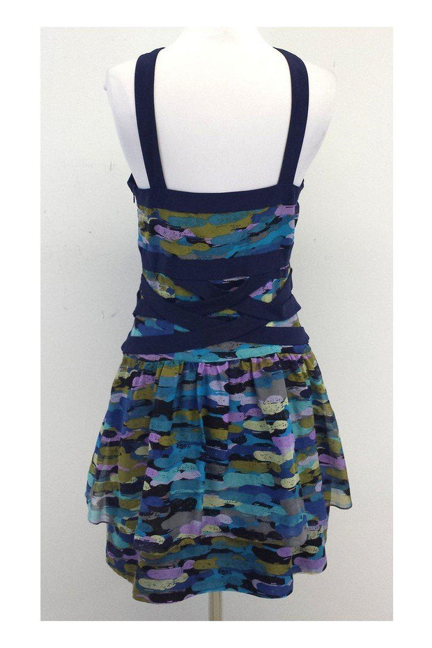 Current Boutique-Walter - Navy Crisscross Strap Dress Sz 6