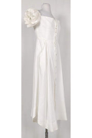 Current Boutique-Whit - Off-the-Shoulder Linen Blend Dress Sz 10