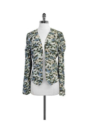 Current Boutique-Winter Kate - Multicolor Print Silk Jacket Sz XS