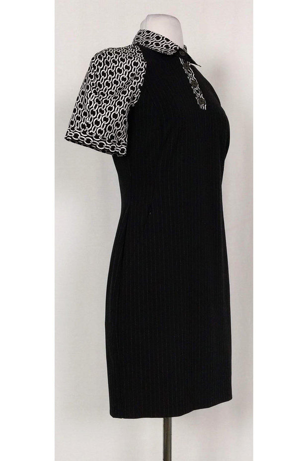 Current Boutique-W by Worth - Black Chain Link Dress Sz 2