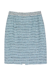 Current Boutique-Worth - Seafoam Green Tweed Skirt Sz 6