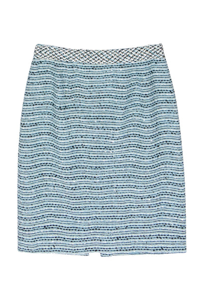 Current Boutique-Worth - Seafoam Green Tweed Skirt Sz 6