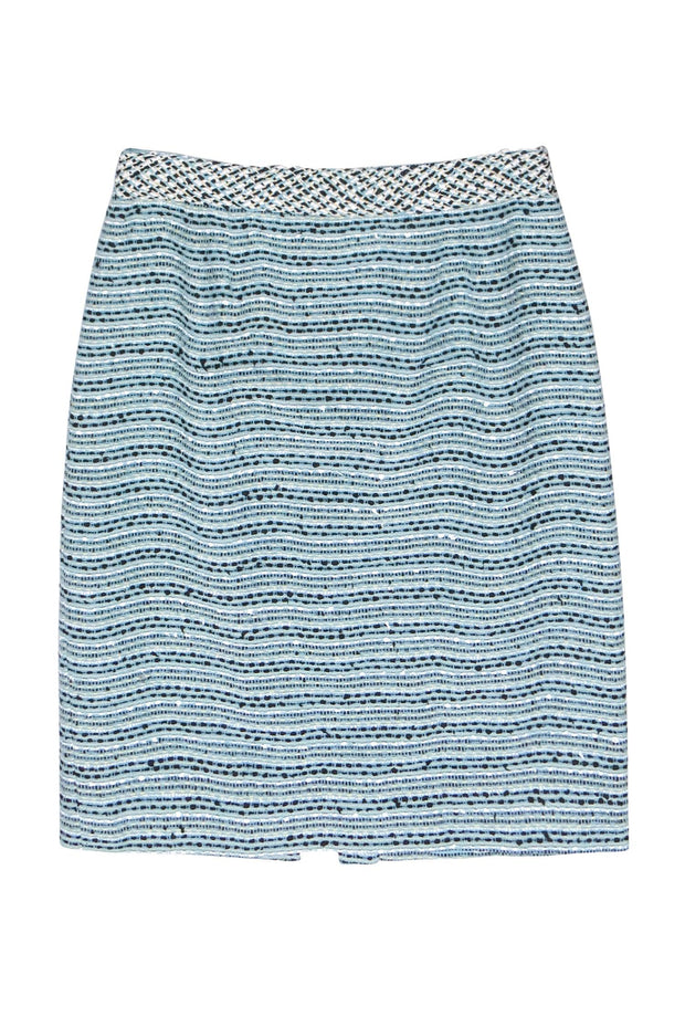 Current Boutique-Worth - Seafoam Green Tweed Skirt Sz 6
