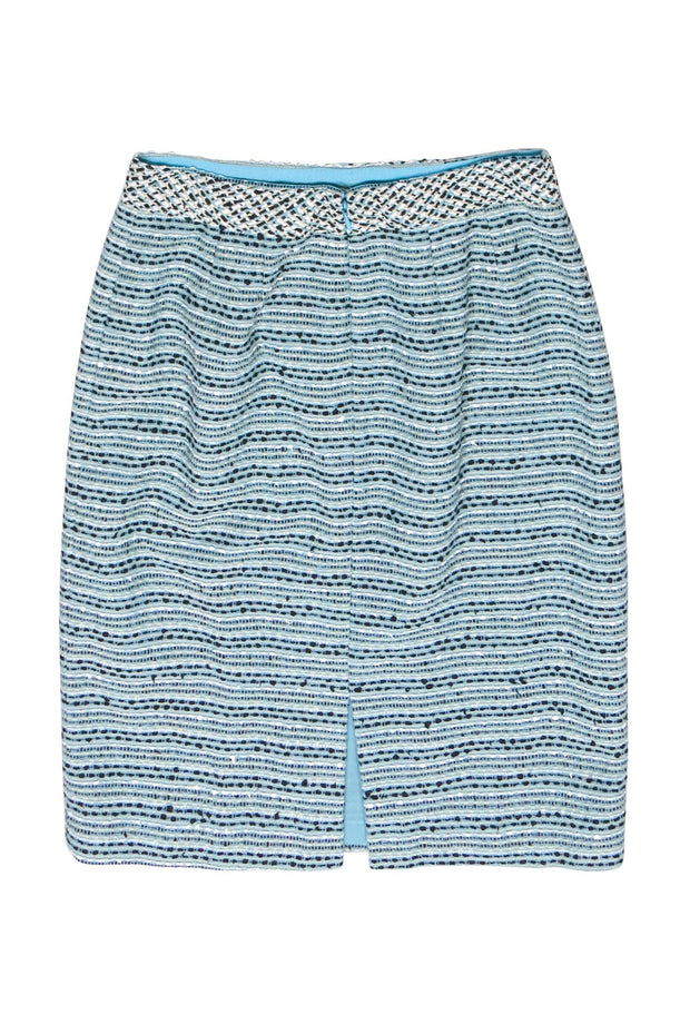 Current Boutique-Worth - Seafoam Green Tweed Skirt Sz 6