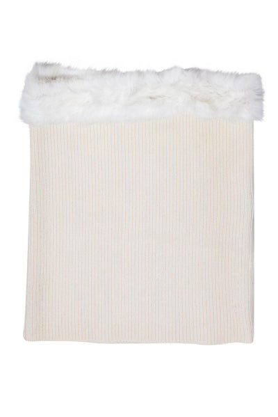Current Boutique-W by Worth - Rabbit Fur Knit Skirt Sz L