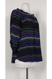 Current Boutique-Yumi Kim - Multicolor Striped Blouse Sz S