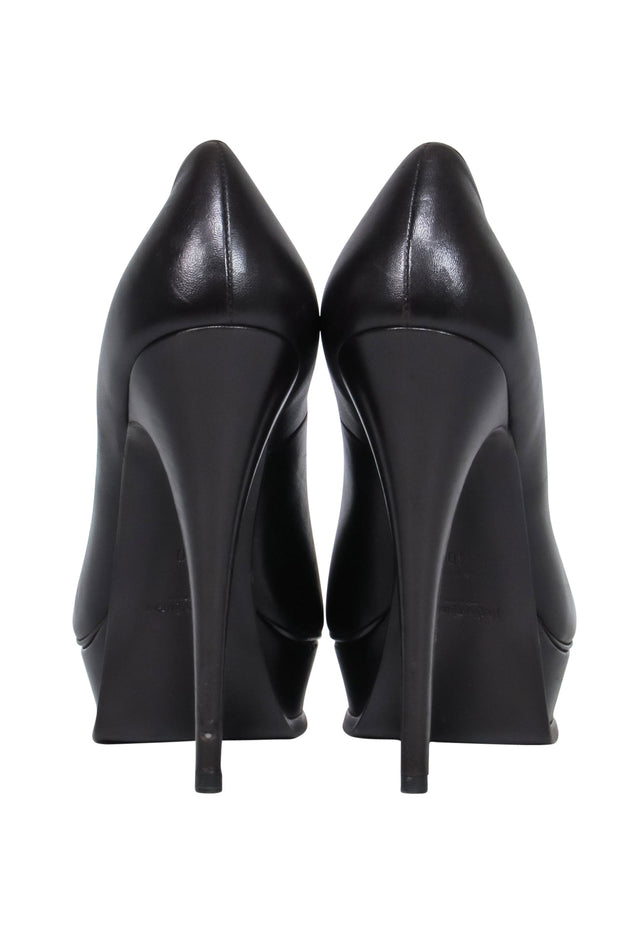 Current Boutique-Yves Saint Laurent - Brown Platform Pumps Sz 10