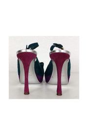 Current Boutique-Yves Saint Laurent - Multicolor Slingback Pumps Sz 8.5