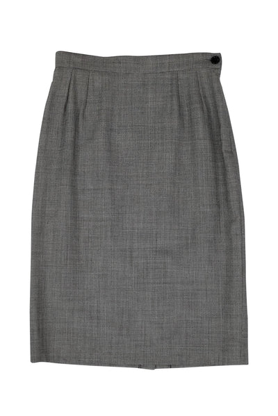 Current Boutique-Yves Saint Laurent - Vintage Black & White Skirt Sz 8