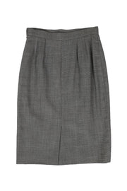 Current Boutique-Yves Saint Laurent - Vintage Black & White Skirt Sz 8