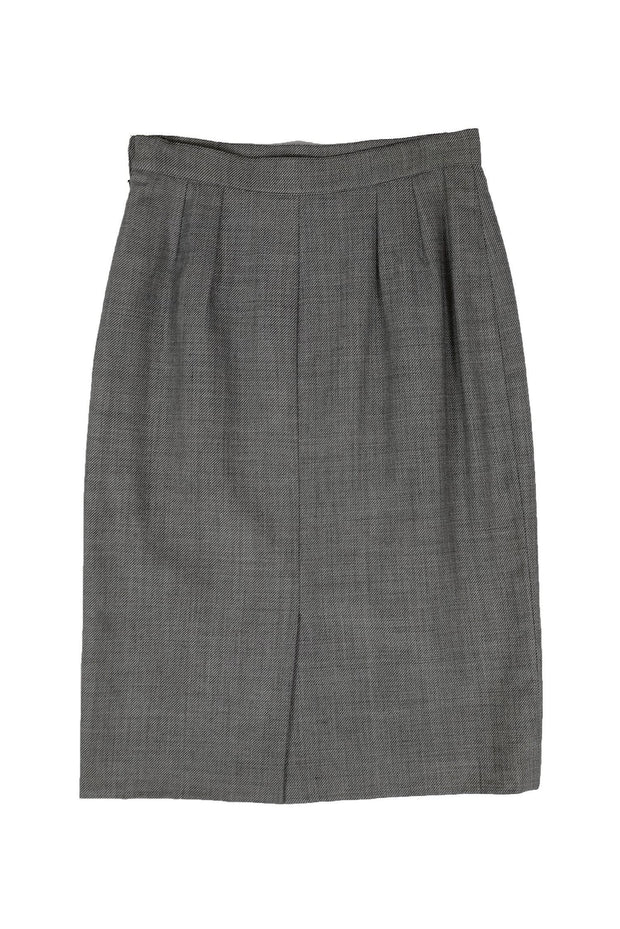 Current Boutique-Yves Saint Laurent - Vintage Black & White Skirt Sz 8